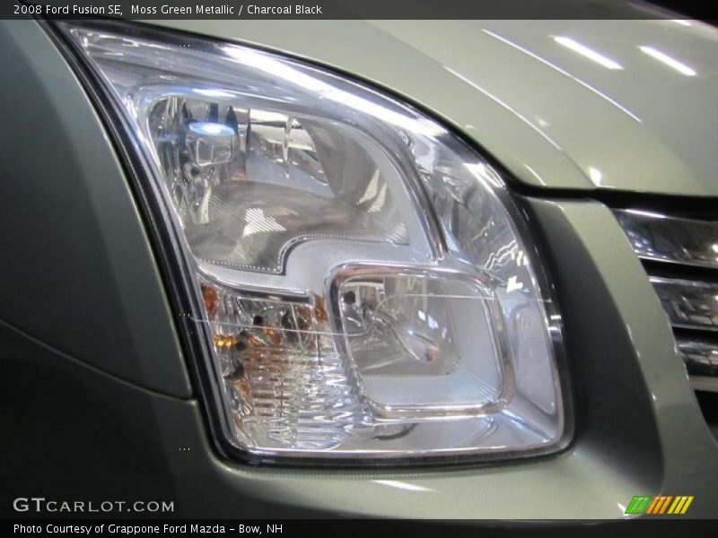 Moss Green Metallic / Charcoal Black 2008 Ford Fusion SE