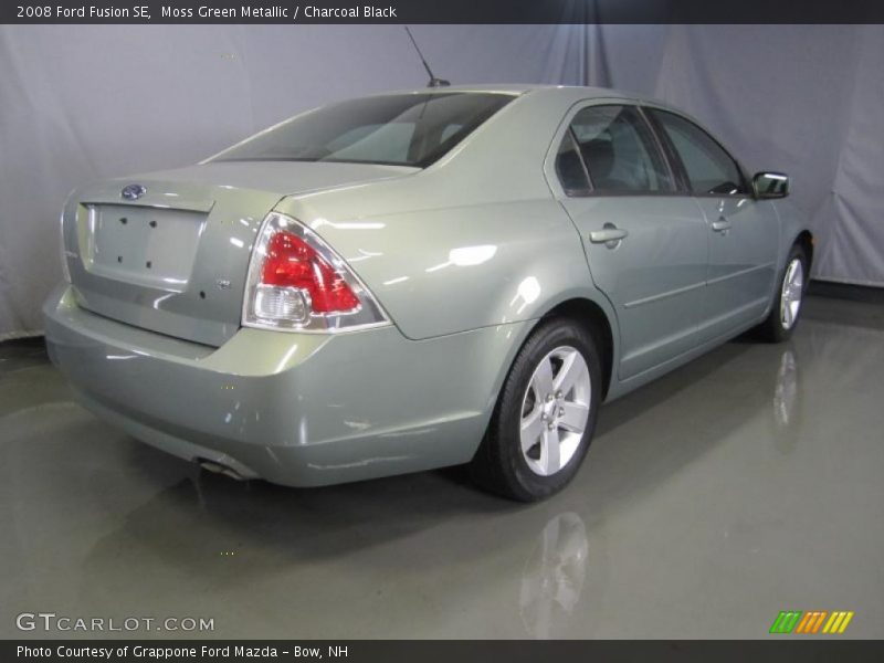 Moss Green Metallic / Charcoal Black 2008 Ford Fusion SE