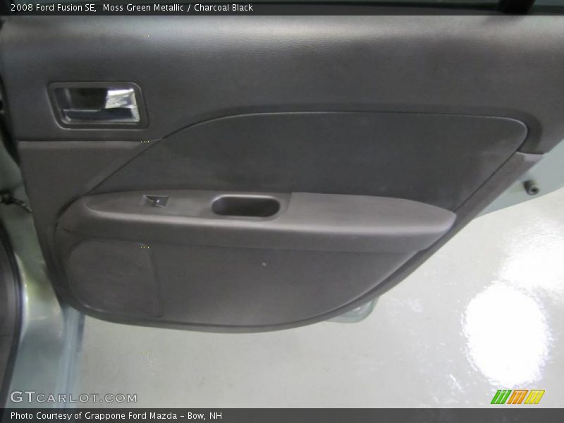 Moss Green Metallic / Charcoal Black 2008 Ford Fusion SE