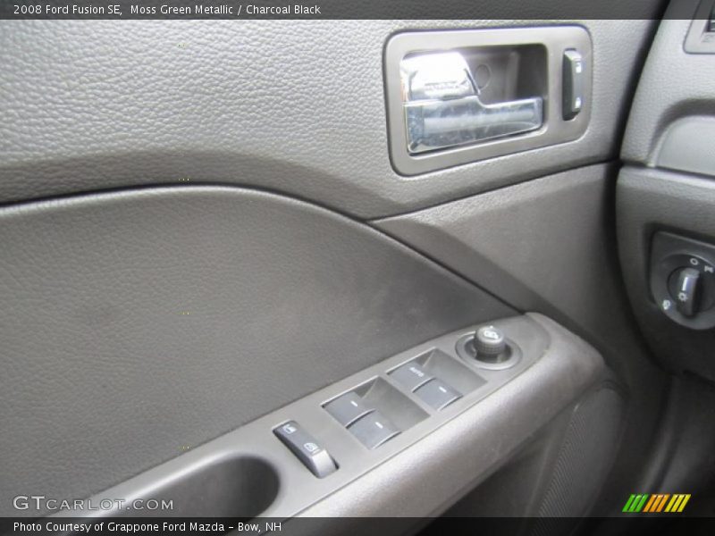 Moss Green Metallic / Charcoal Black 2008 Ford Fusion SE