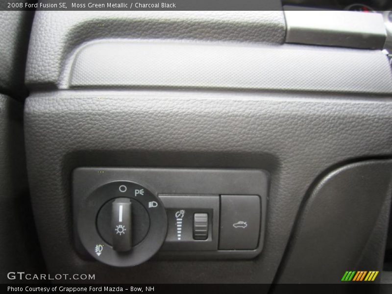Moss Green Metallic / Charcoal Black 2008 Ford Fusion SE