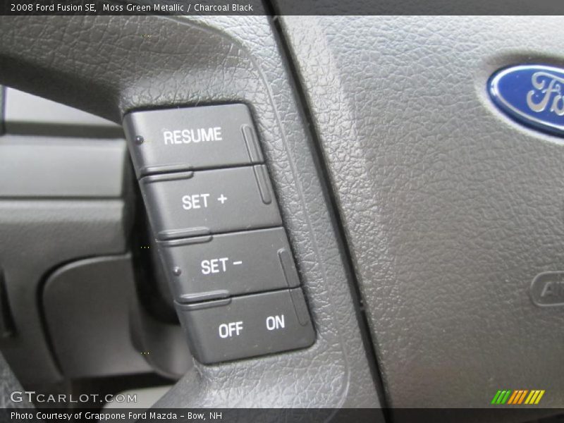 Moss Green Metallic / Charcoal Black 2008 Ford Fusion SE