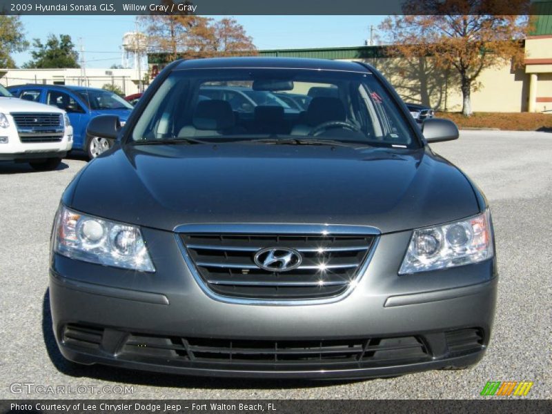 Willow Gray / Gray 2009 Hyundai Sonata GLS
