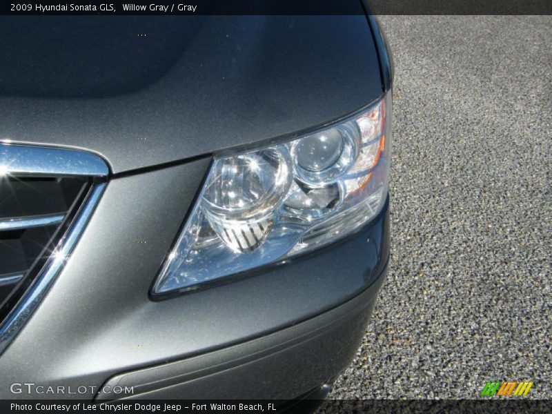 Willow Gray / Gray 2009 Hyundai Sonata GLS