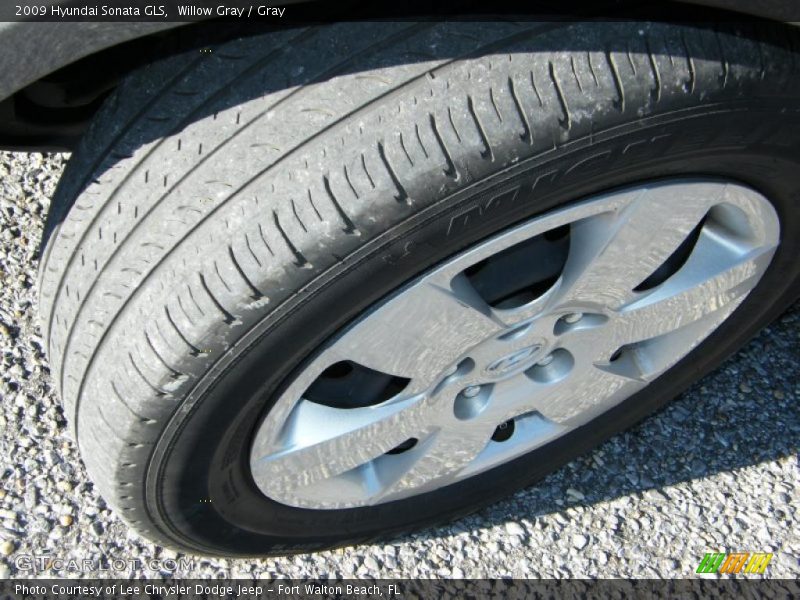 Willow Gray / Gray 2009 Hyundai Sonata GLS
