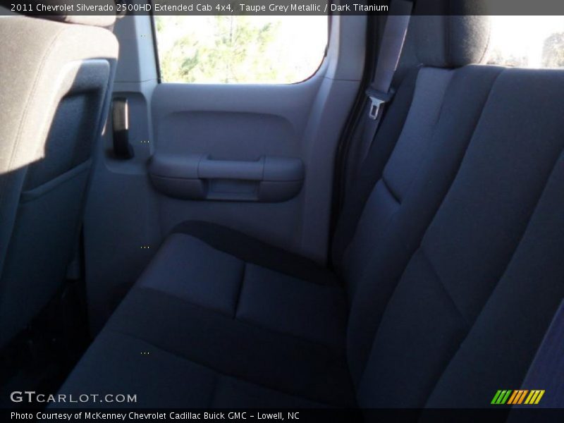Taupe Grey Metallic / Dark Titanium 2011 Chevrolet Silverado 2500HD Extended Cab 4x4