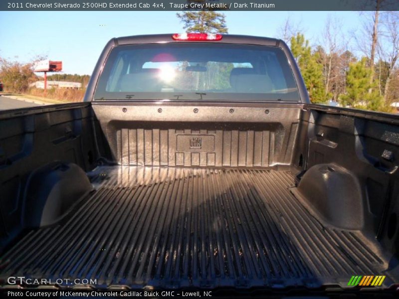 Taupe Grey Metallic / Dark Titanium 2011 Chevrolet Silverado 2500HD Extended Cab 4x4