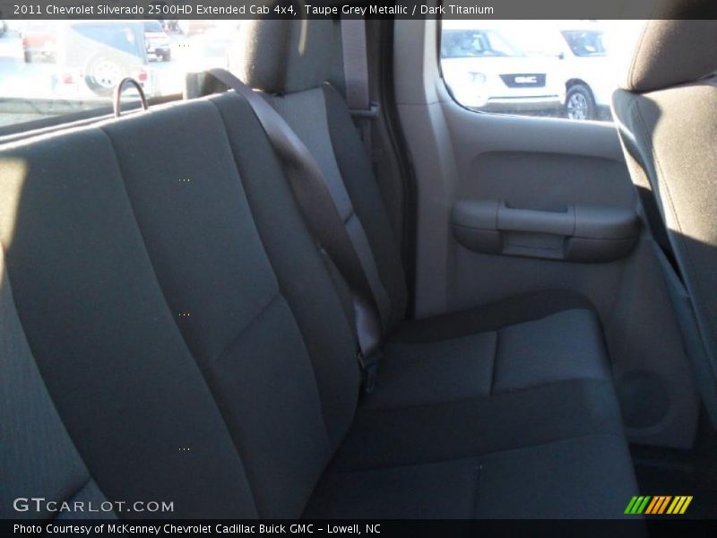 Taupe Grey Metallic / Dark Titanium 2011 Chevrolet Silverado 2500HD Extended Cab 4x4