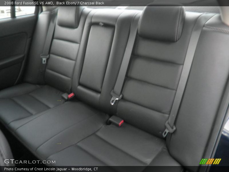  2008 Fusion SE V6 AWD Charcoal Black Interior