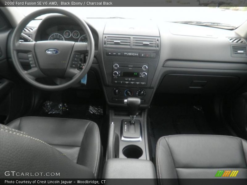  2008 Fusion SE V6 AWD Charcoal Black Interior
