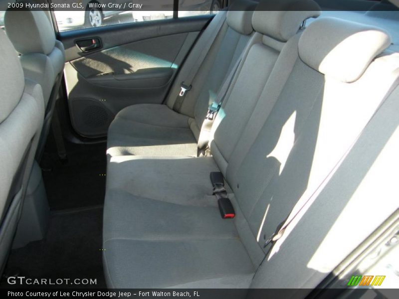 Willow Gray / Gray 2009 Hyundai Sonata GLS