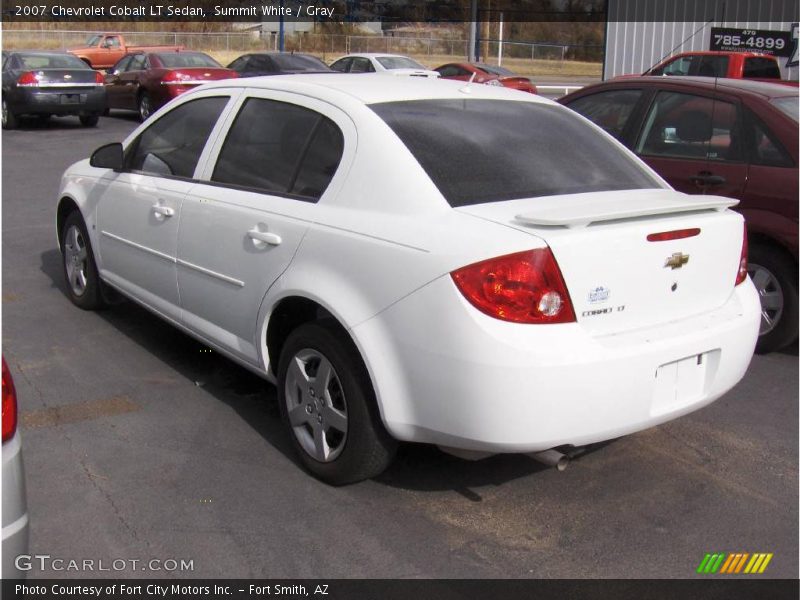 Summit White / Gray 2007 Chevrolet Cobalt LT Sedan