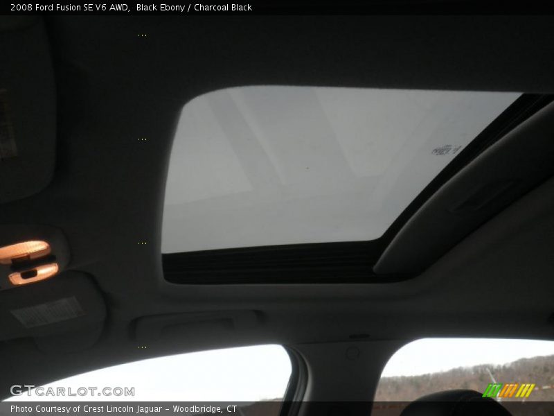 Black Ebony / Charcoal Black 2008 Ford Fusion SE V6 AWD
