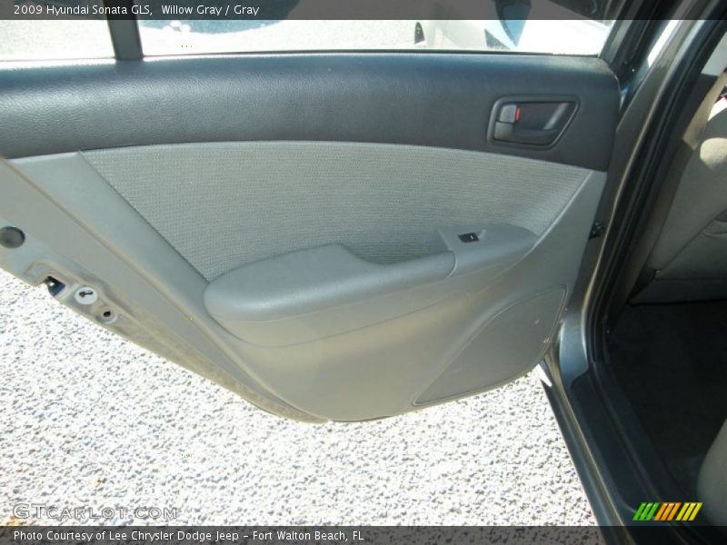 Willow Gray / Gray 2009 Hyundai Sonata GLS