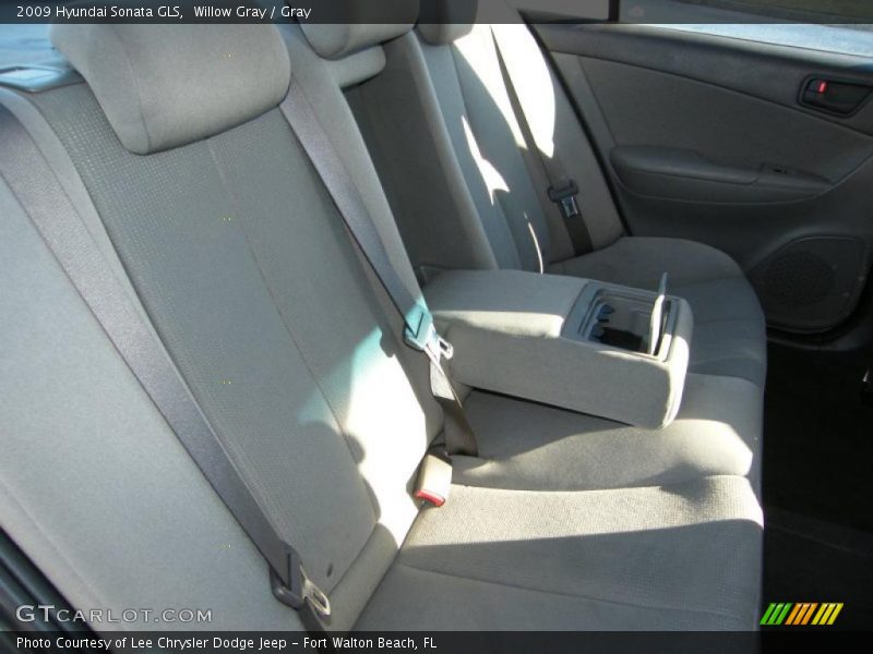 Willow Gray / Gray 2009 Hyundai Sonata GLS