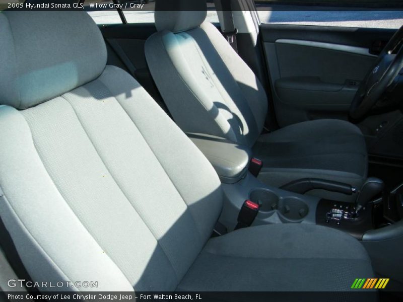 Willow Gray / Gray 2009 Hyundai Sonata GLS