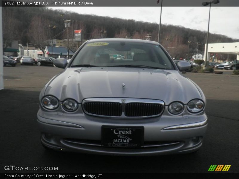 Platinum Metallic / Dove 2002 Jaguar X-Type 3.0