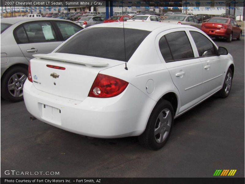 Summit White / Gray 2007 Chevrolet Cobalt LT Sedan