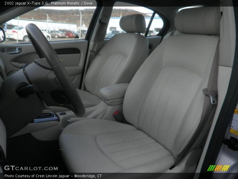 Platinum Metallic / Dove 2002 Jaguar X-Type 3.0