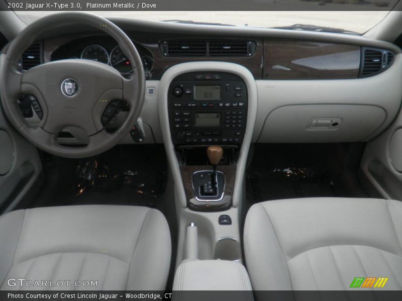 Platinum Metallic / Dove 2002 Jaguar X-Type 3.0