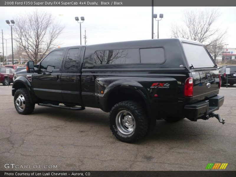Black / Black 2008 Ford F350 Super Duty FX4 SuperCab 4x4 Dually