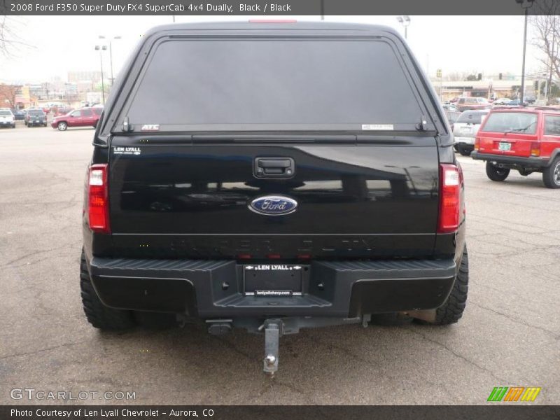 Black / Black 2008 Ford F350 Super Duty FX4 SuperCab 4x4 Dually