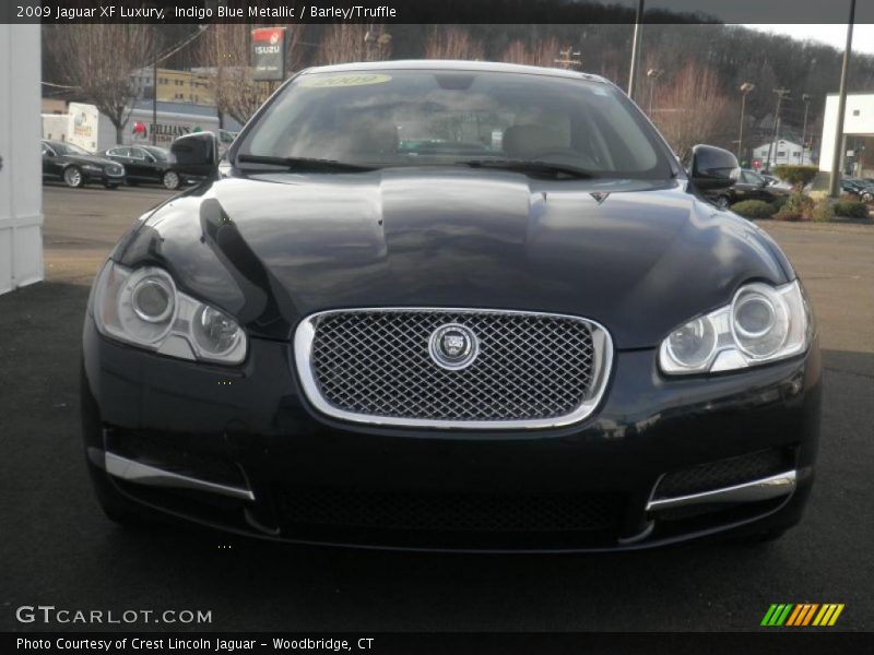 Indigo Blue Metallic / Barley/Truffle 2009 Jaguar XF Luxury