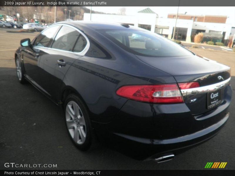 Indigo Blue Metallic / Barley/Truffle 2009 Jaguar XF Luxury