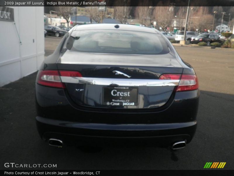 Indigo Blue Metallic / Barley/Truffle 2009 Jaguar XF Luxury