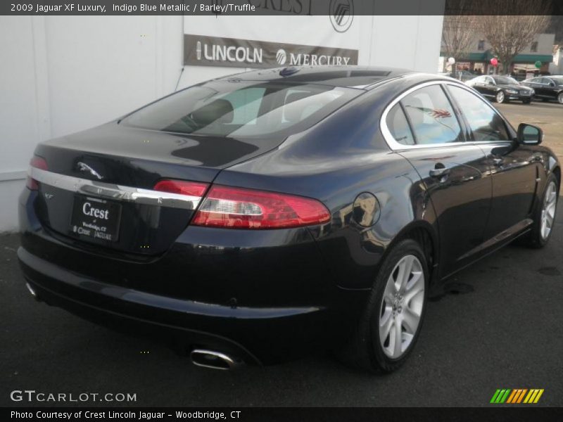 Indigo Blue Metallic / Barley/Truffle 2009 Jaguar XF Luxury