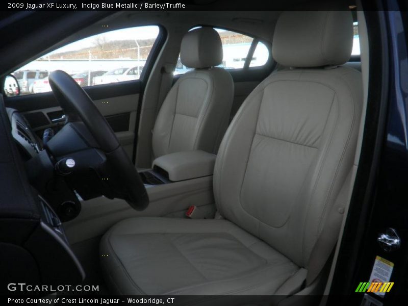 Indigo Blue Metallic / Barley/Truffle 2009 Jaguar XF Luxury