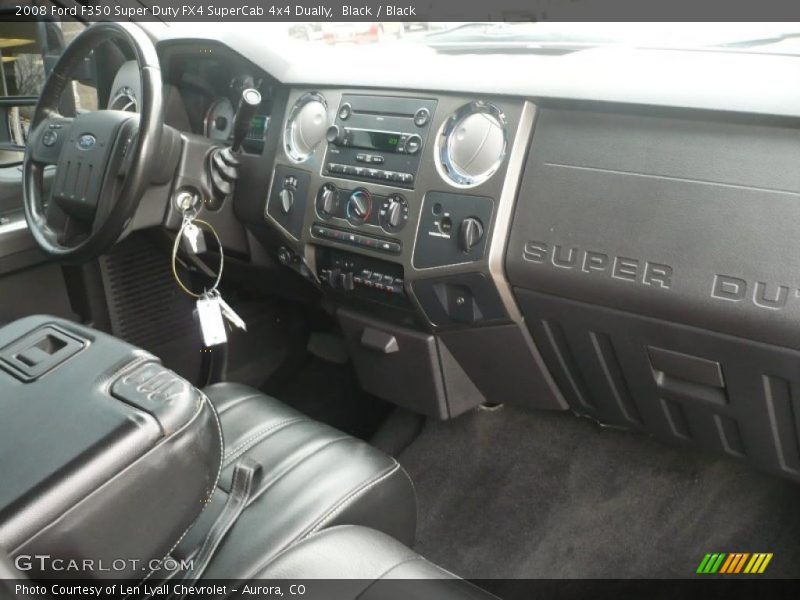 Dashboard of 2008 F350 Super Duty FX4 SuperCab 4x4 Dually