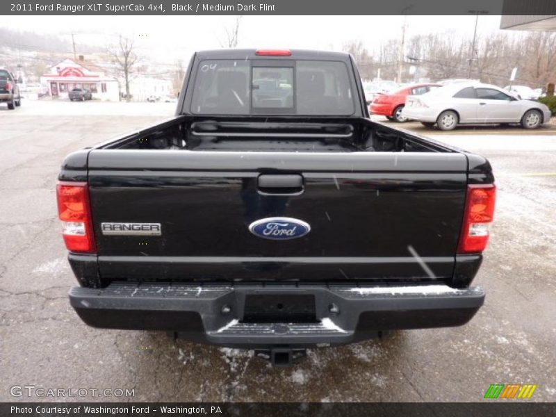 Black / Medium Dark Flint 2011 Ford Ranger XLT SuperCab 4x4