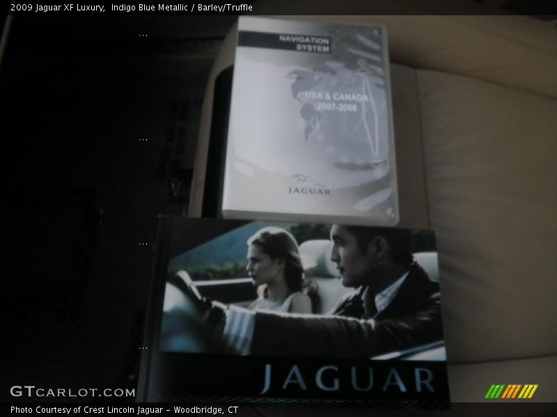 Indigo Blue Metallic / Barley/Truffle 2009 Jaguar XF Luxury