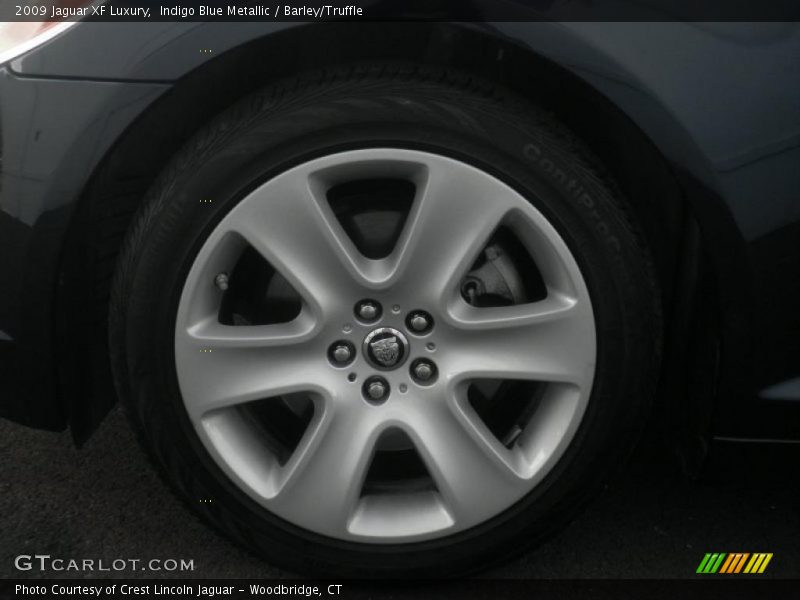 Indigo Blue Metallic / Barley/Truffle 2009 Jaguar XF Luxury
