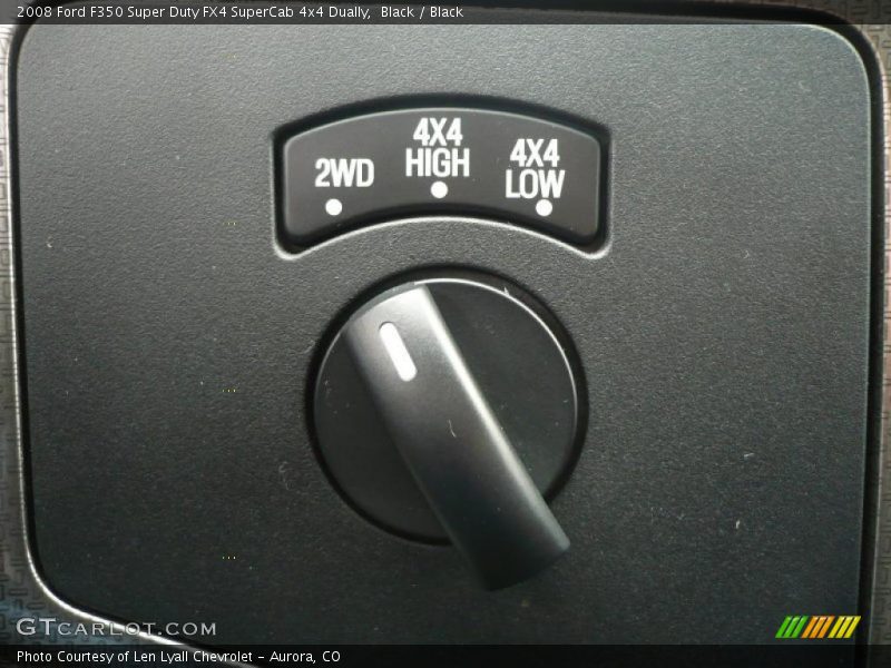 Controls of 2008 F350 Super Duty FX4 SuperCab 4x4 Dually