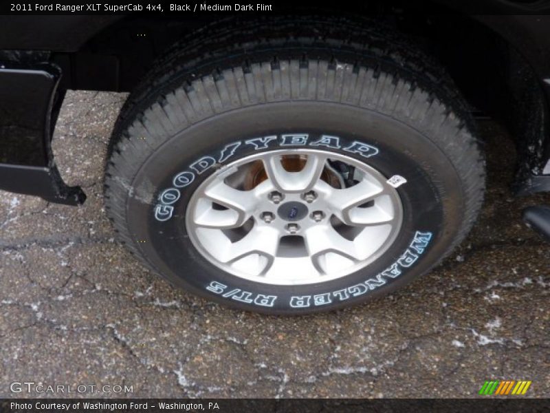 Black / Medium Dark Flint 2011 Ford Ranger XLT SuperCab 4x4