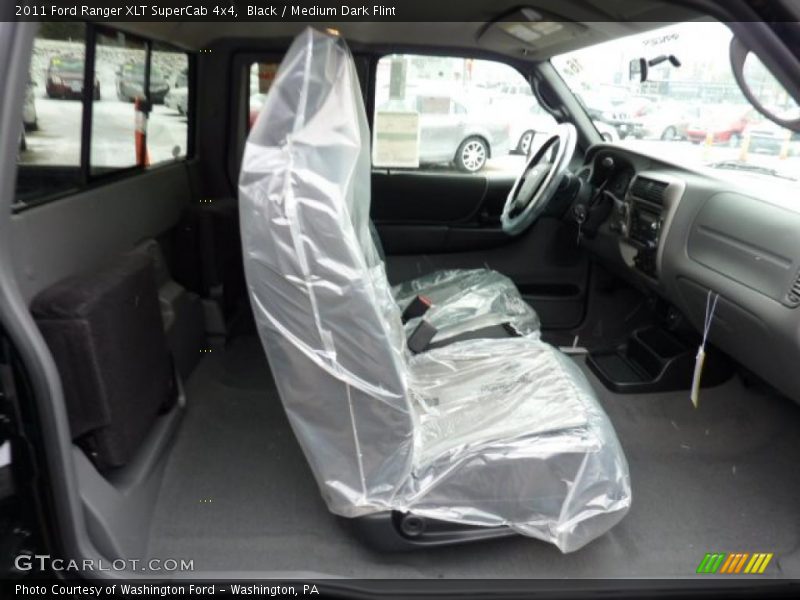Black / Medium Dark Flint 2011 Ford Ranger XLT SuperCab 4x4