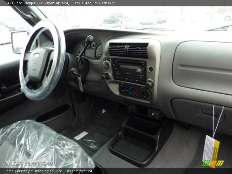 Black / Medium Dark Flint 2011 Ford Ranger XLT SuperCab 4x4