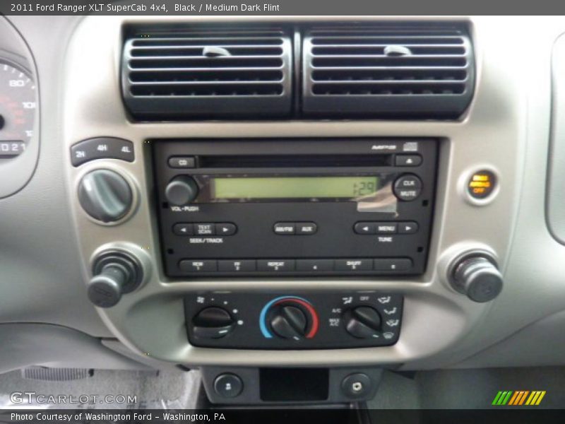 Black / Medium Dark Flint 2011 Ford Ranger XLT SuperCab 4x4