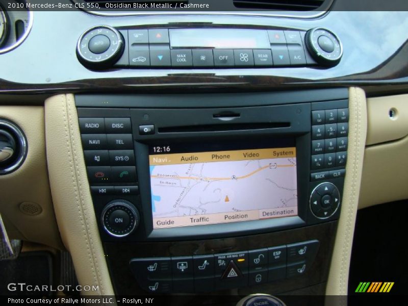 Navigation of 2010 CLS 550