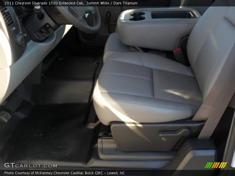Summit White / Dark Titanium 2011 Chevrolet Silverado 1500 Extended Cab