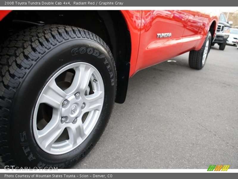 Radiant Red / Graphite Gray 2008 Toyota Tundra Double Cab 4x4