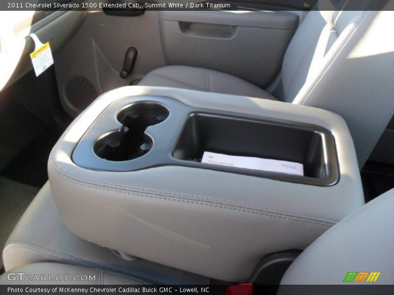 Summit White / Dark Titanium 2011 Chevrolet Silverado 1500 Extended Cab