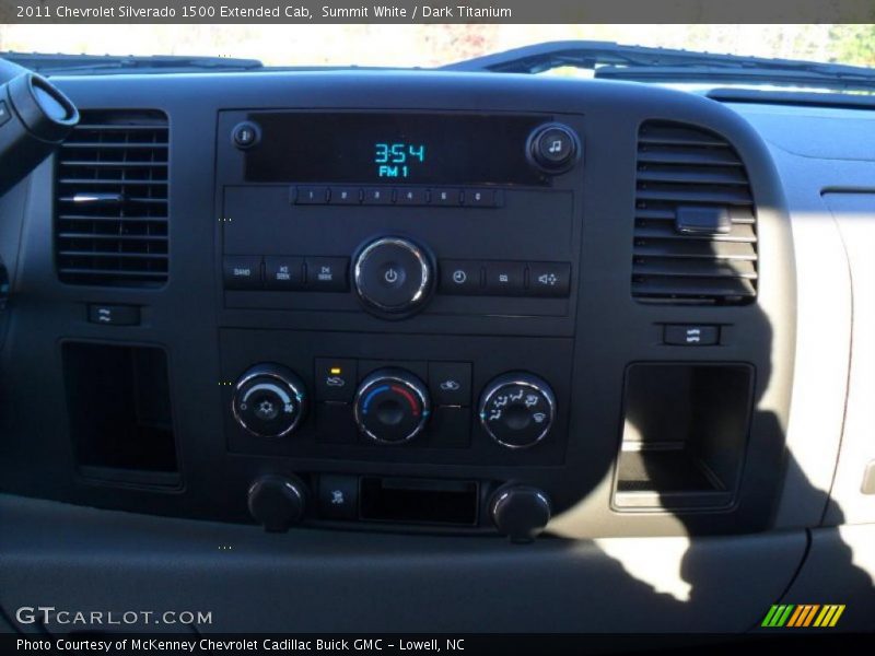 Summit White / Dark Titanium 2011 Chevrolet Silverado 1500 Extended Cab