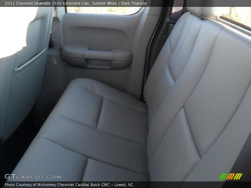 Summit White / Dark Titanium 2011 Chevrolet Silverado 1500 Extended Cab