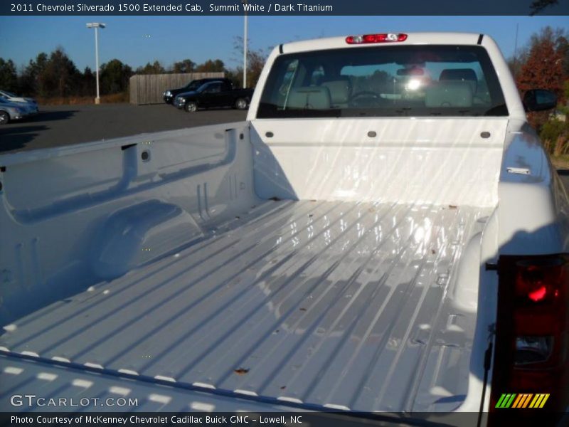 Summit White / Dark Titanium 2011 Chevrolet Silverado 1500 Extended Cab