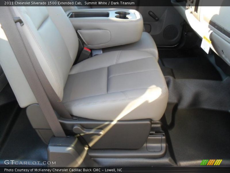 Summit White / Dark Titanium 2011 Chevrolet Silverado 1500 Extended Cab