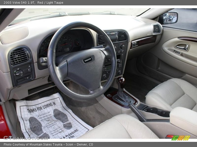 Light Taupe Interior - 2003 S40 1.9T 