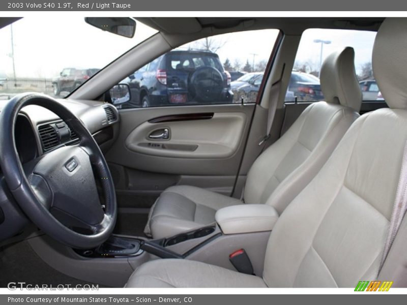  2003 S40 1.9T Light Taupe Interior